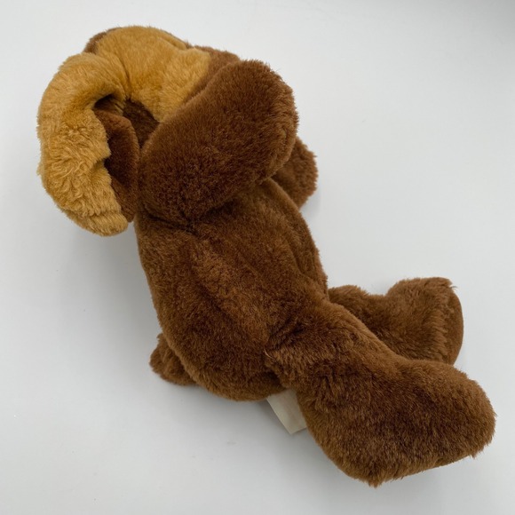 Vintage 1995 Fordlet Brown Dog 13" Plush Stuffed Animal Brown Tan Spot - Picture 5 of 8